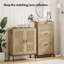 Lena Rattan Shoe Storage Cabinet
