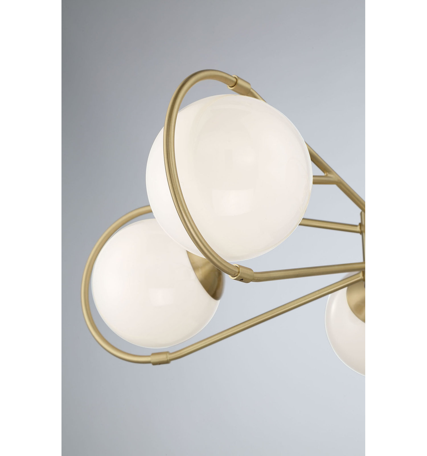 5 - Light Dimmable Geometric Chandelier