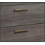 Table de chevet contemporaine 1 pièce deux tons gris antique mobilier de chambre