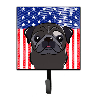 Porte-clés mural Monreal American Flag and Retriever