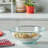 Pyrex Smart Essentials 2-Pack Glass Mixing Bowl Set with Plastic Lids