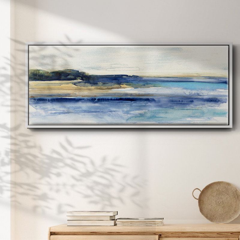 Indigo Bay- Framed Canvas