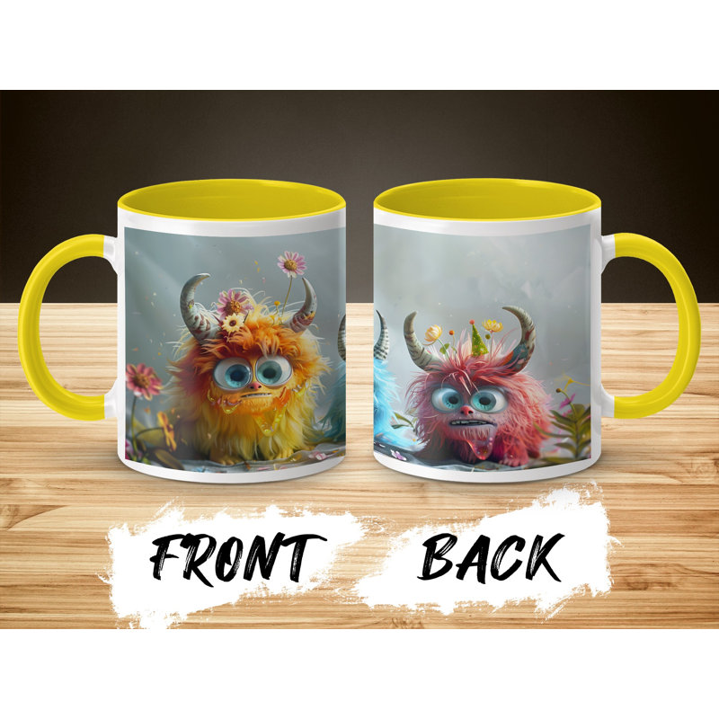 Ceramic Coffee Mug, Yellow