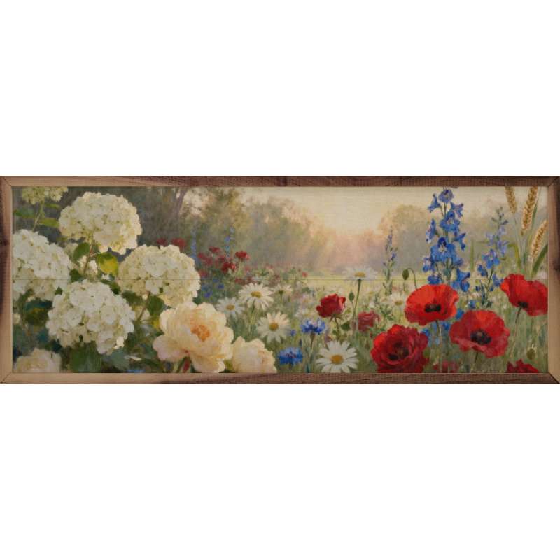 Americana Garden, 12" H x 36" W