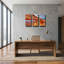 « Mesa », triptyque mural de Darren White, 91,4 cm x 61 cm-802366544