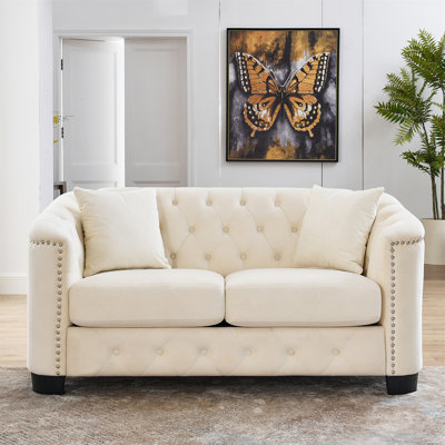 Canapé Chesterfield 59 po 59 po