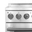 Cuisinière à induction 30 po Forno Torino, four à convection véritable, friture à l'air, air sous vide, acier inoxydable-133804789