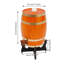 Distributeur de boissons vertical en bois 1,32 gallons avec seau à whisky avec base et robinet-1416388142