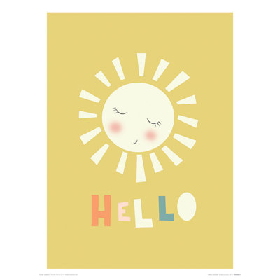 Hello Sunshine by Nicola Evans - No Frame Painting
