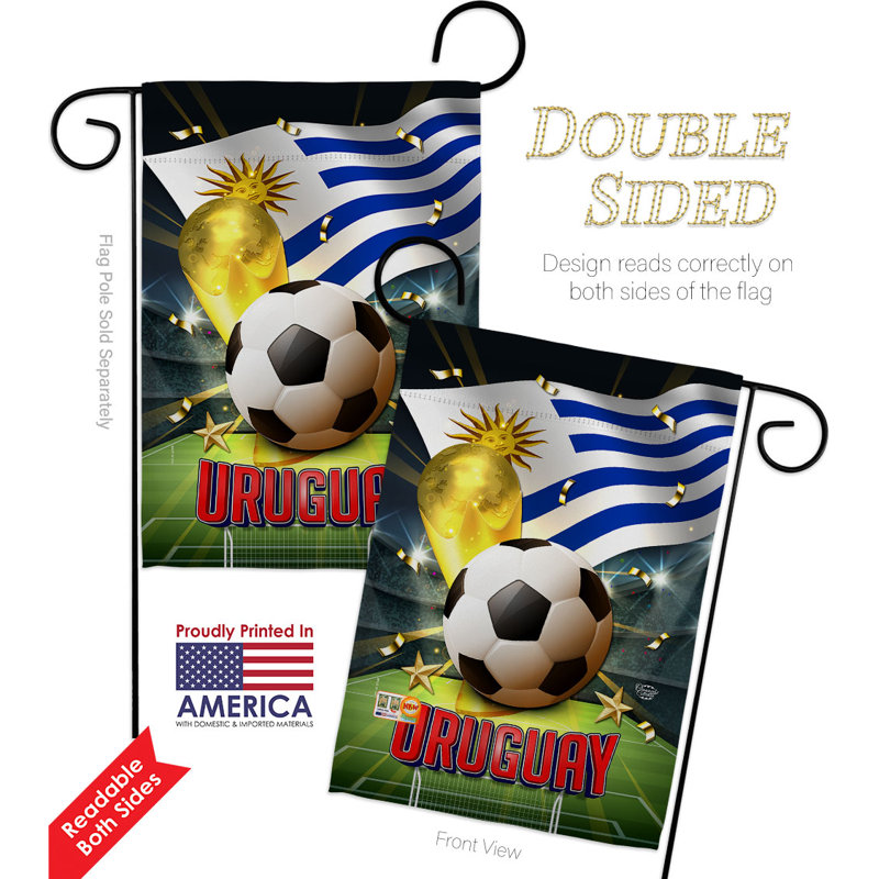 Jaythian Double Sided Polyester Garden Flag, 18.5" H x 13" W