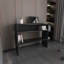 Bureau bibliothèque H 31,5 po, avec 2 tablettes et 2 pieds, noir-1774963009