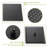 Dual Shower Head - 10 Inch Ceiling Mount Square Shower System With Rough-In Valve-126529041