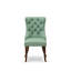 Chaises de salle à manger Dallas Parson - Ensemble de 2 chaises capitonnées en tissu de polyester vert Willow-1862975396