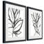 Leaf Instinct I - ensemble de 2 reproductions encadrées sur papier-1358927380