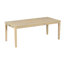 Ensemble de table de salle à manger extensible 78,1 pouces Rustic 7 pièces avec rallonge amovible de 18 pouces, 6 chaises de salle à manger rembourrées, 2 tiroirs intégrés, naturel-843529449