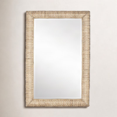 38" Seagrass Accent Mirror