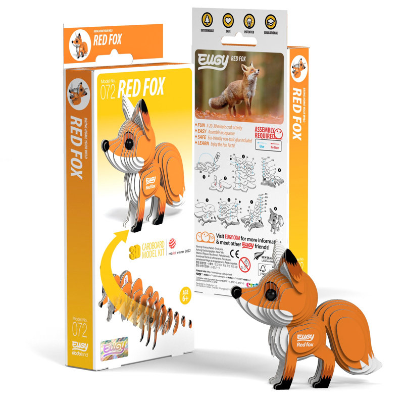 Casse-tête 3D EUGY Red Fox
