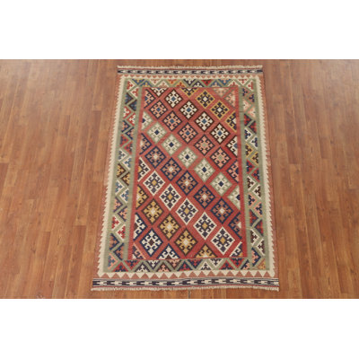 Vegetable Dye Kilim   Rug 4x6