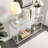 Modern Clear Glass Console Table