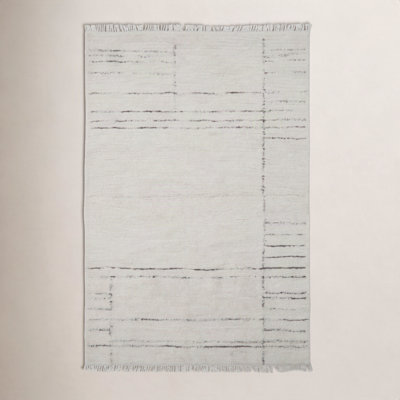 Hand-Woven Moroccan Wool Rug