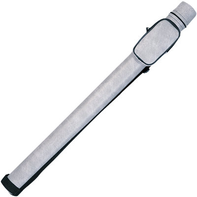 Action ACRND 1x2 Round Hard Pool Cue Case - Light Gray