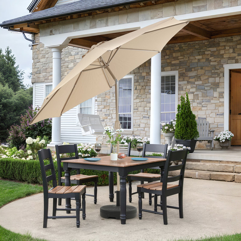 Parasol d'extérieur 9 pi 9 pi, Kaki