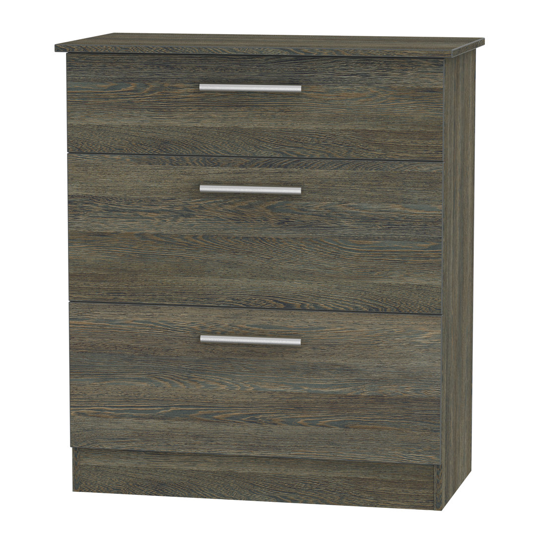 Fully Assembled Lyman 3 Drawer 76.5Cm W Chest