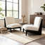 Ensemble de 2 chaises d'appoint avec cadre en bois massif Scott Living-534836174