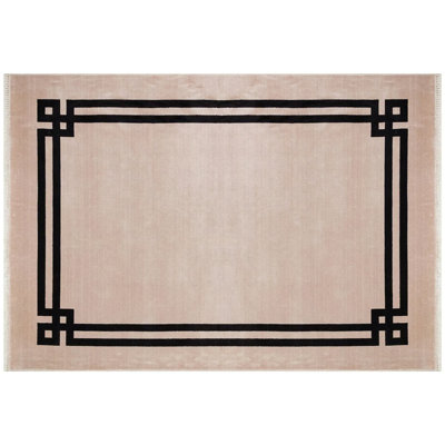 Mavera Viscose Geometric Indoor Rug