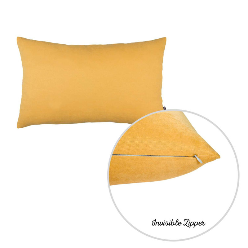 Coussin en lin , Jaune