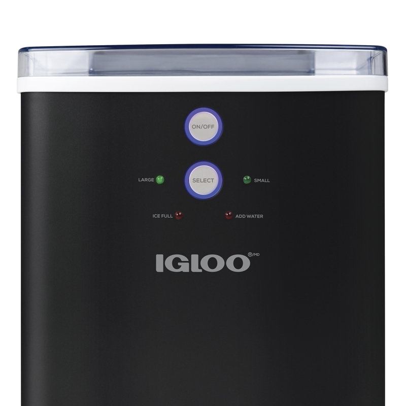 Igloo Premium Countertop Ice Maker Machine, 33 lbs. in 24 hrs. with Ice Scoop and Basket