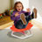 360° Swivel Sensory Spin Chair – Orange Flower-Shaped Wobble Seat For Vestibular Development & Balance Training-126127798