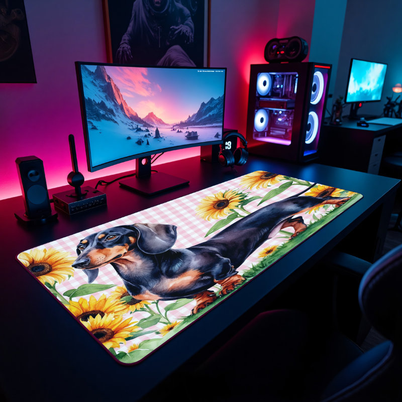 Polyester Desk Pad, 23.6x13.8