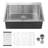 33x22x10"Drop-in Single Bowl Stainless Steel Kitchen Sink-107663133