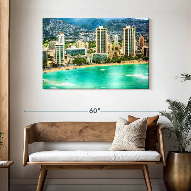 Gillard Waikiki Beach, H 30 po x l 45 po