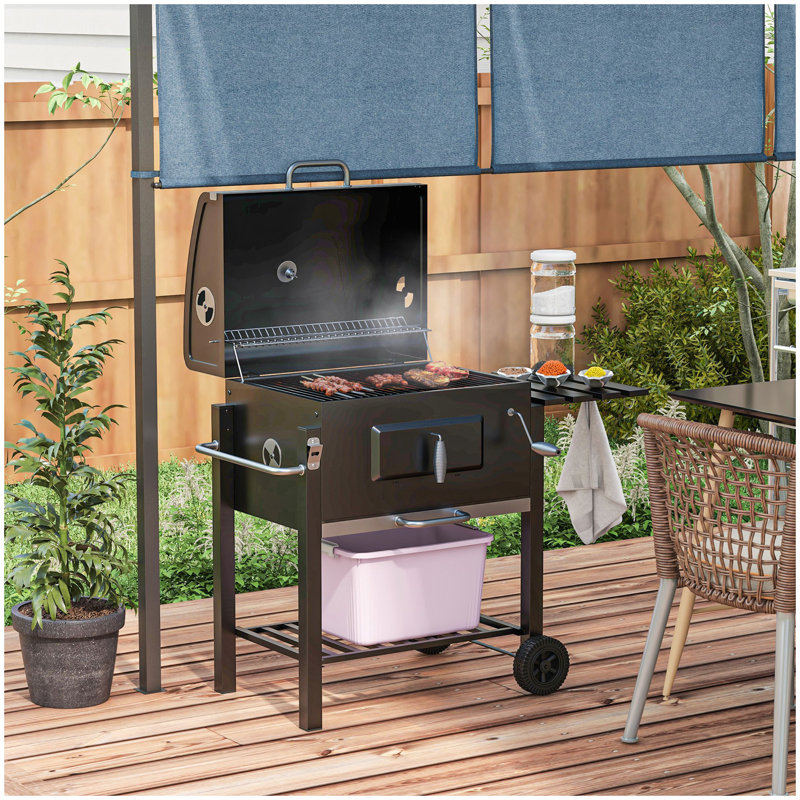 Barbecue au charbon de cuisine Outsunny
