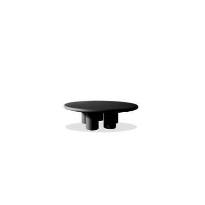 Elephant Polymer Granite Blend CoffeeTable, Dusk Black
