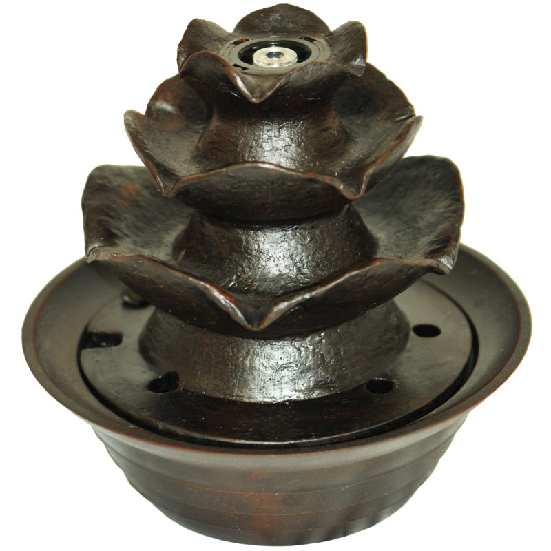 Thomaston Indoor Table Top Fountain with Lights