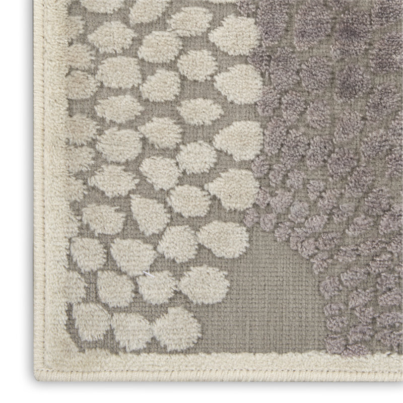 Tapis gris Marty, Rectangle 5 pi 3 po x 7 pi 5 po