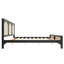 Lit plateforme en bois avec tête et pied de lit en rotin-1993357601-1993357603