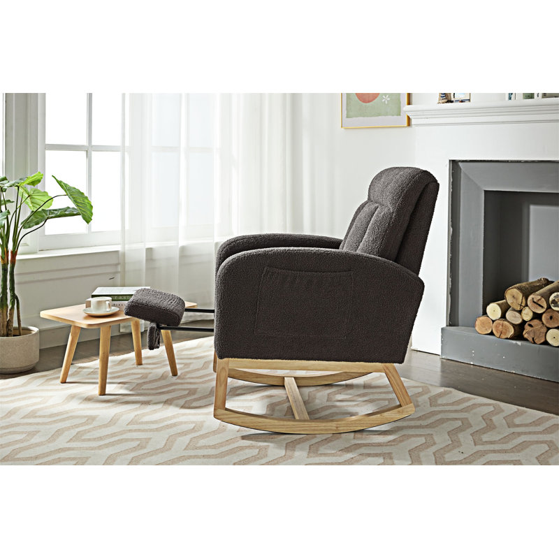 Fauteuil berçant avec repose-pieds réglable Accent