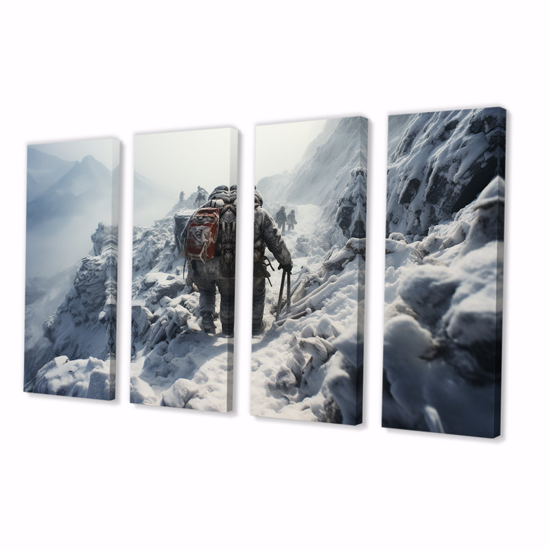Ensemble de 4 pièces d'art mural Hick, H 32 po x l 64 po