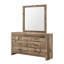 Ensemble de meubles de chambre à coucher en bois avec commode à six tiroirs 1 pièce Rustic