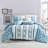 Baffle Box Stitch Geometric Shapes Comforter Set-1283431323