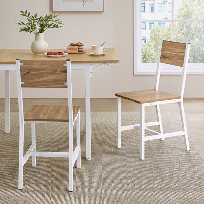 Ajayceon Upholstered Slat Back Parsons Chair