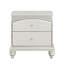 Table de chevet avec 2 tiroirs Glam