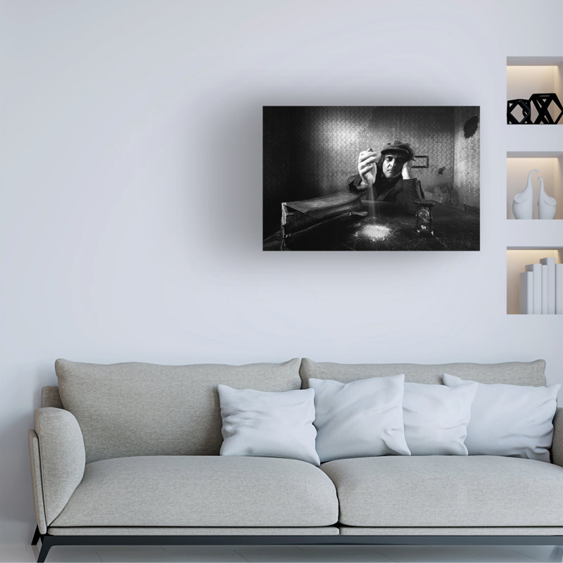 Art mural sur toile tendue - "You Cant Get The Time Back" de Mario Grobenski pour décoration de salon, de chambre à coucher ou de bureau - 16 x 24