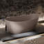 31.5 " W Freestanding Soaking Solid Surface Bathtub