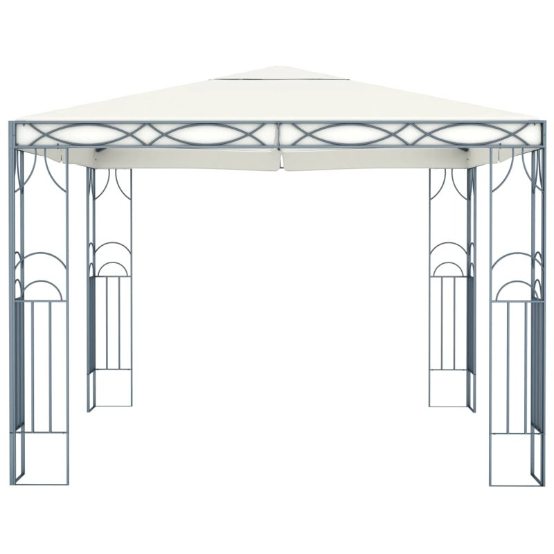 Hayasdan 3m x 3m Steel Patio Gazebo, Cream