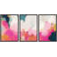 Color Blocks " Vibrant Abstract Contemporary Colour Illustration Modern Colourful Ultra " 3 - Pieces-98697237-98697238